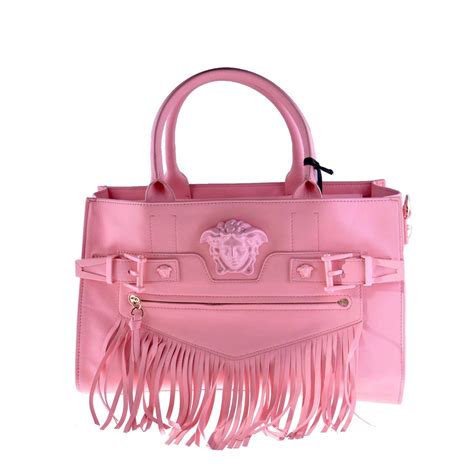 pink versace handbag